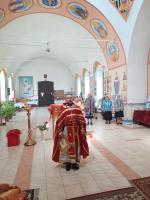 Богослужение в Покровском храме с. Осиковка