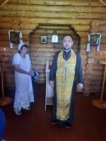 Богослужение в праздник Вознесения Господня в Касьяновке