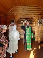 Богослужение в праздник Святой Троицы в Касьяновке