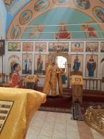 Богослужение в  Покровском храме с. Осиковка