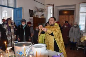 Чин великого освящения воды в Никольском храме в Талах