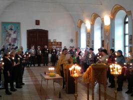 В Покровском храме с. Осиковка совершено Таинство Елеосвящения (Соборование)