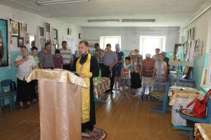 Молебен в Успенском храме с. Новобелая